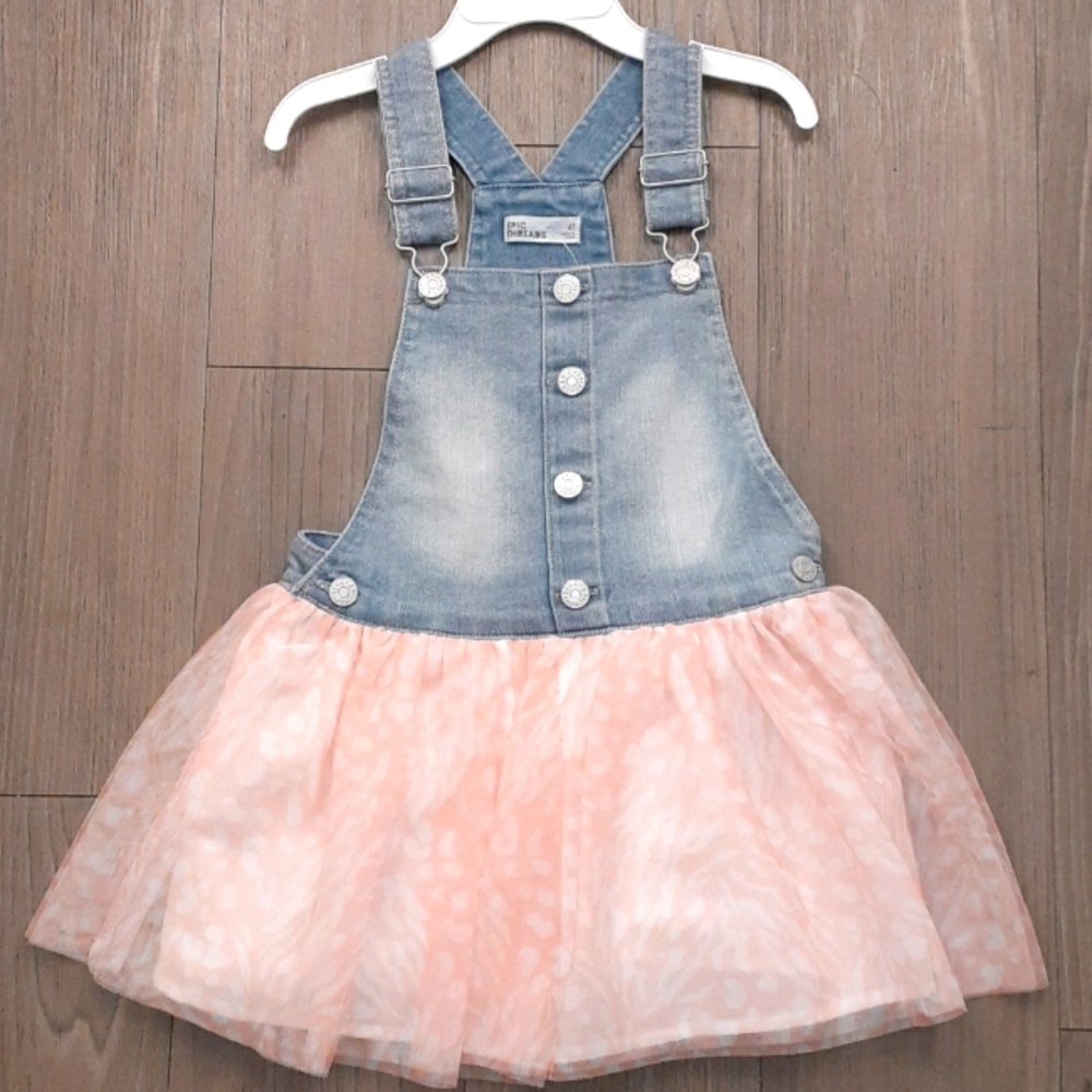 Epic Threads Jean Tu Tu dress. Size 4T
